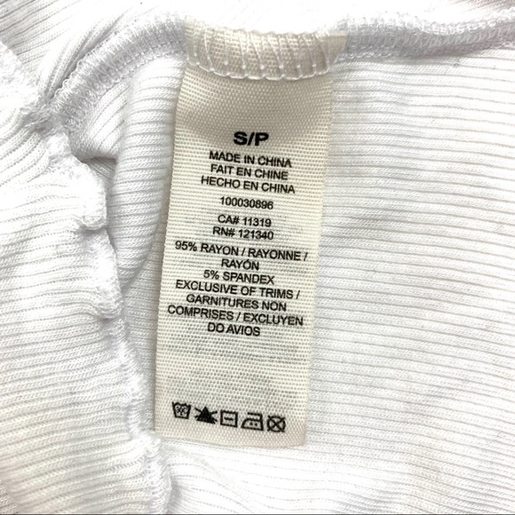 GARAGE Off the Shoulder Ruffle Long Sleeve Top S - Picture 2 of 3